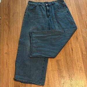 Women’s Wide Leg Blue Jeans